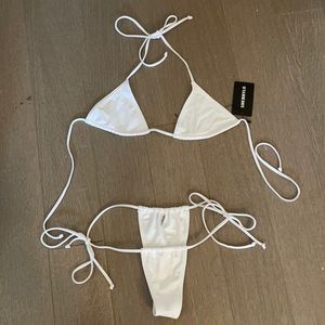 Sherrylo white bikini, size S